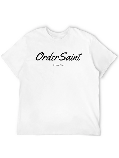Order Saint Productions Black Graphic Tee