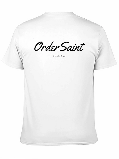 Order Saint Productions Black Graphic Tee