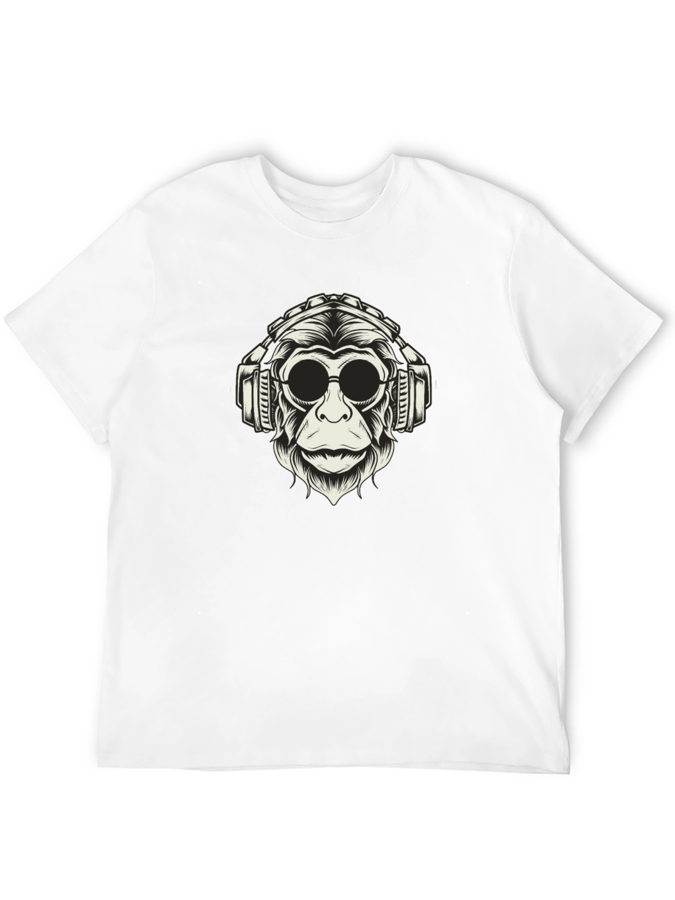 Monkey DJ Graphic T-Shirt - Cool Urban Streetwear