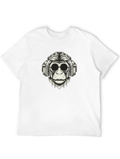 Monkey DJ Graphic T-Shirt - Cool Urban Streetwear