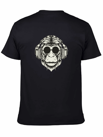 Monkey DJ Graphic T-Shirt - Cool Urban Streetwear