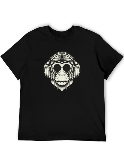 Monkey DJ Graphic T-Shirt - Cool Urban Streetwear