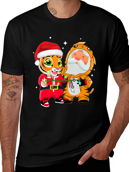Festive Tiger Graphic Tee