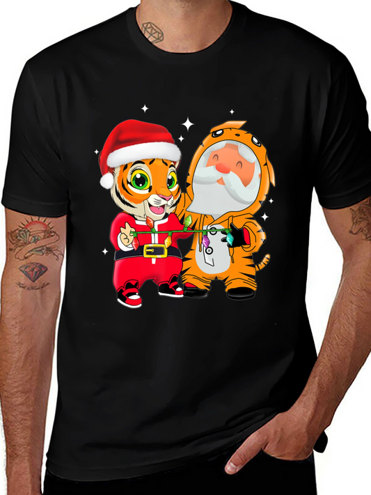 Festive Tiger Graphic Tee