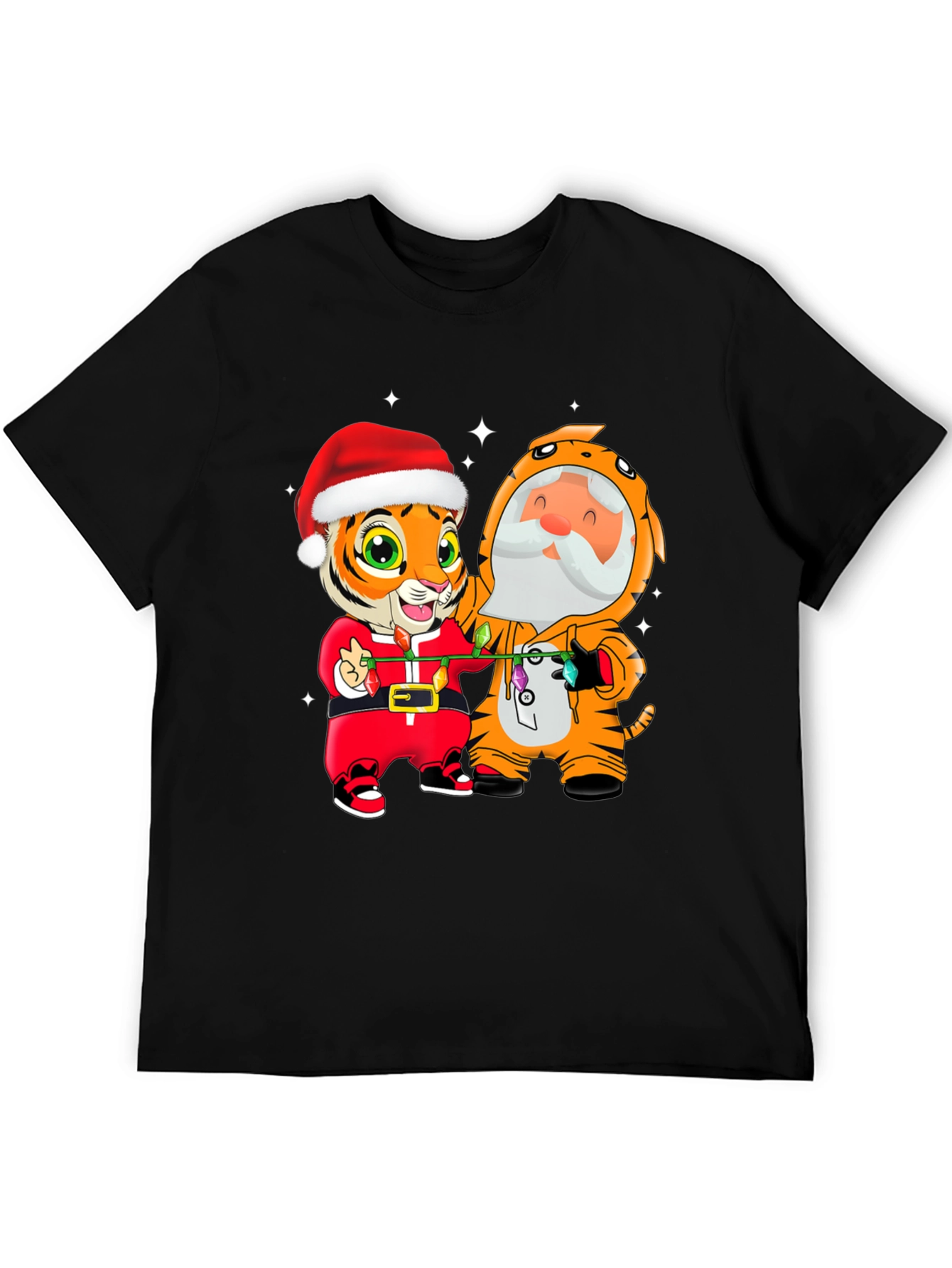 Festive Tiger Graphic Tee