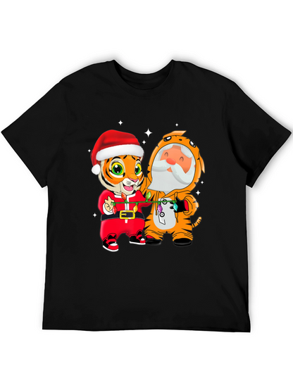 Festive Tiger Graphic Tee