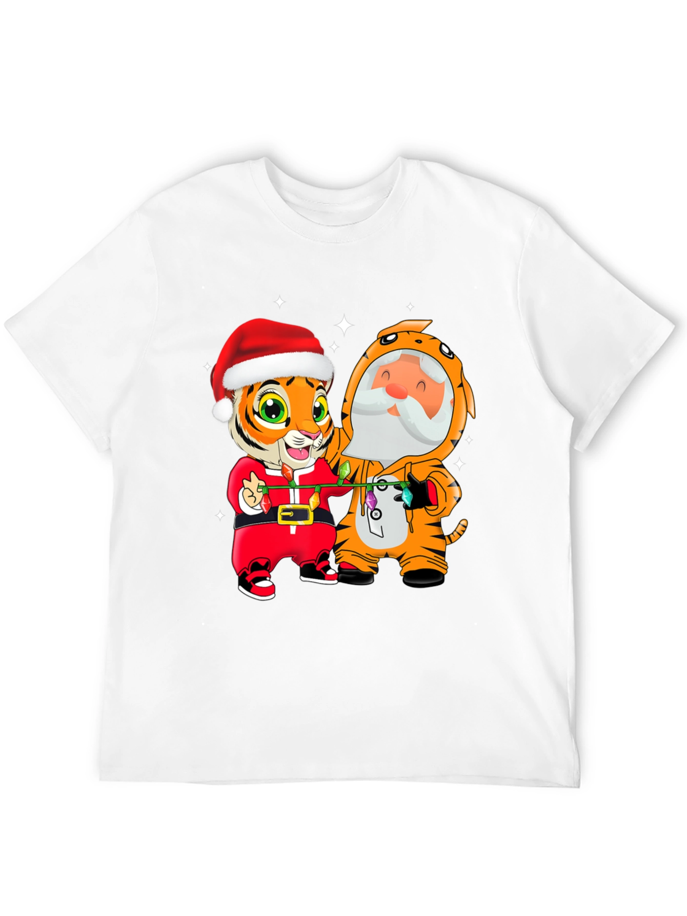 Festive Tiger Graphic Tee