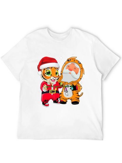 Festive Tiger Graphic Tee
