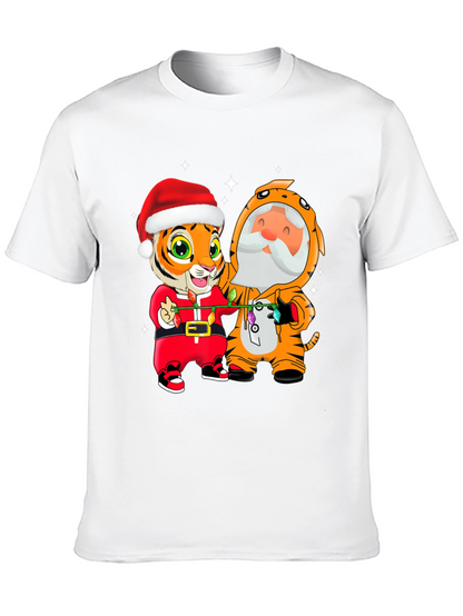 Festive Tiger Graphic Tee