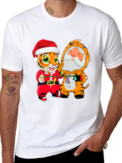 Festive Tiger Graphic Tee