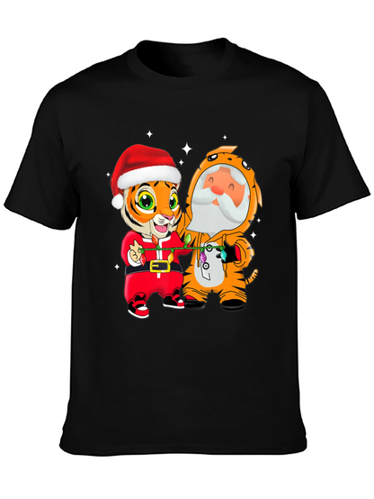 Festive Tiger Graphic Tee