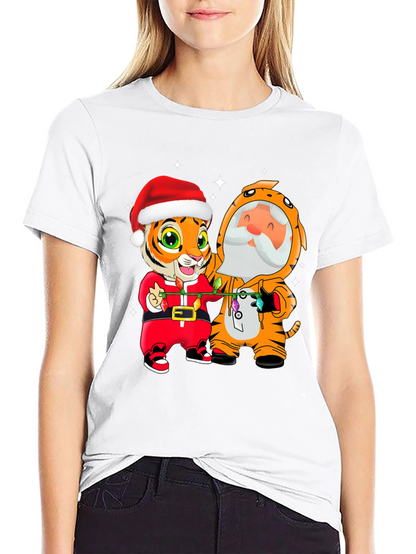 Festive Tiger Graphic Tee