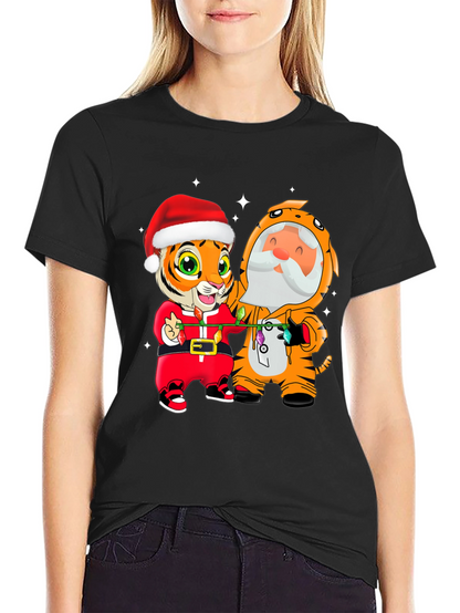 Festive Tiger Graphic Tee