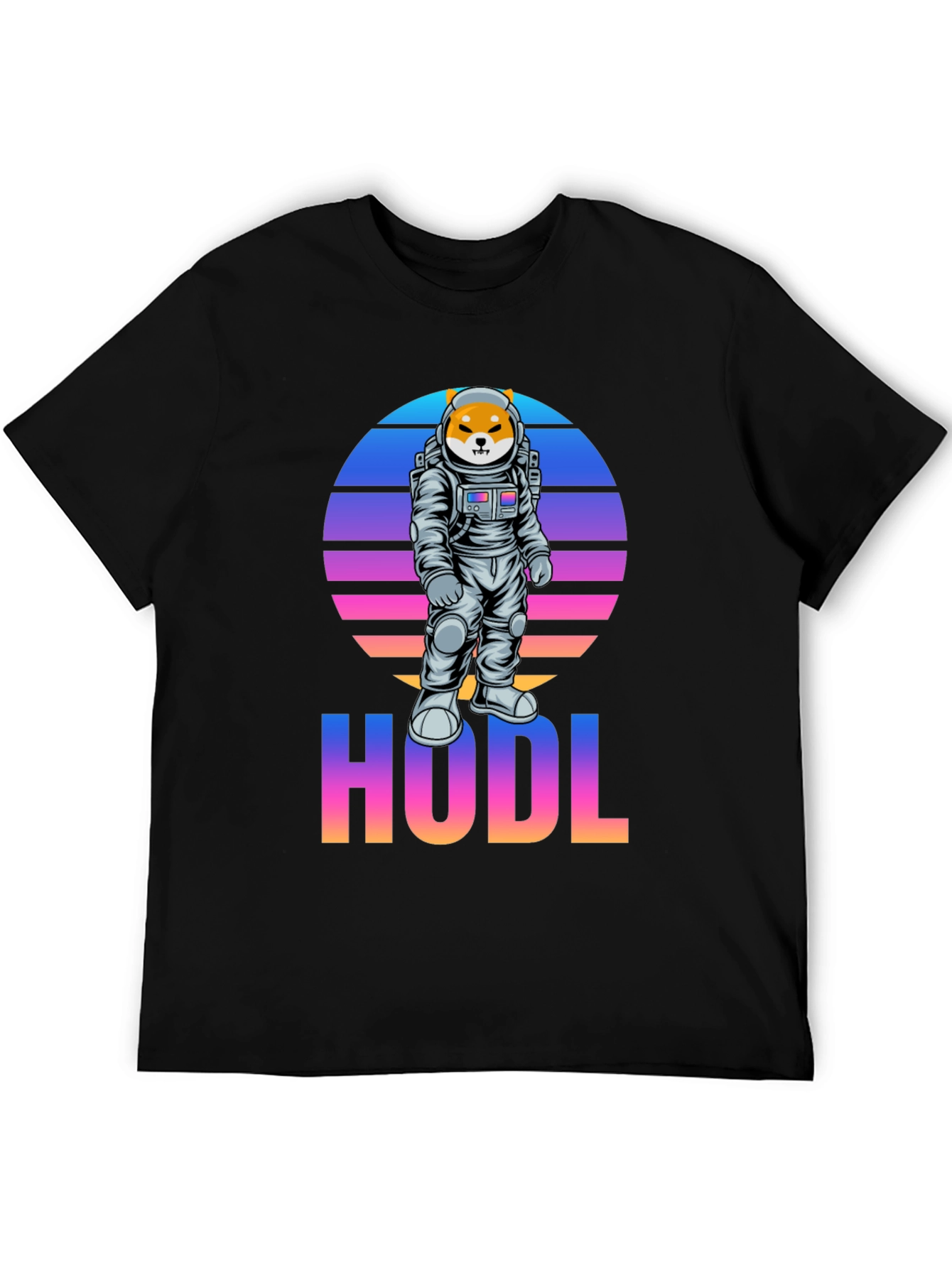 HODL Shiba Inu Astronaut T-Shirt