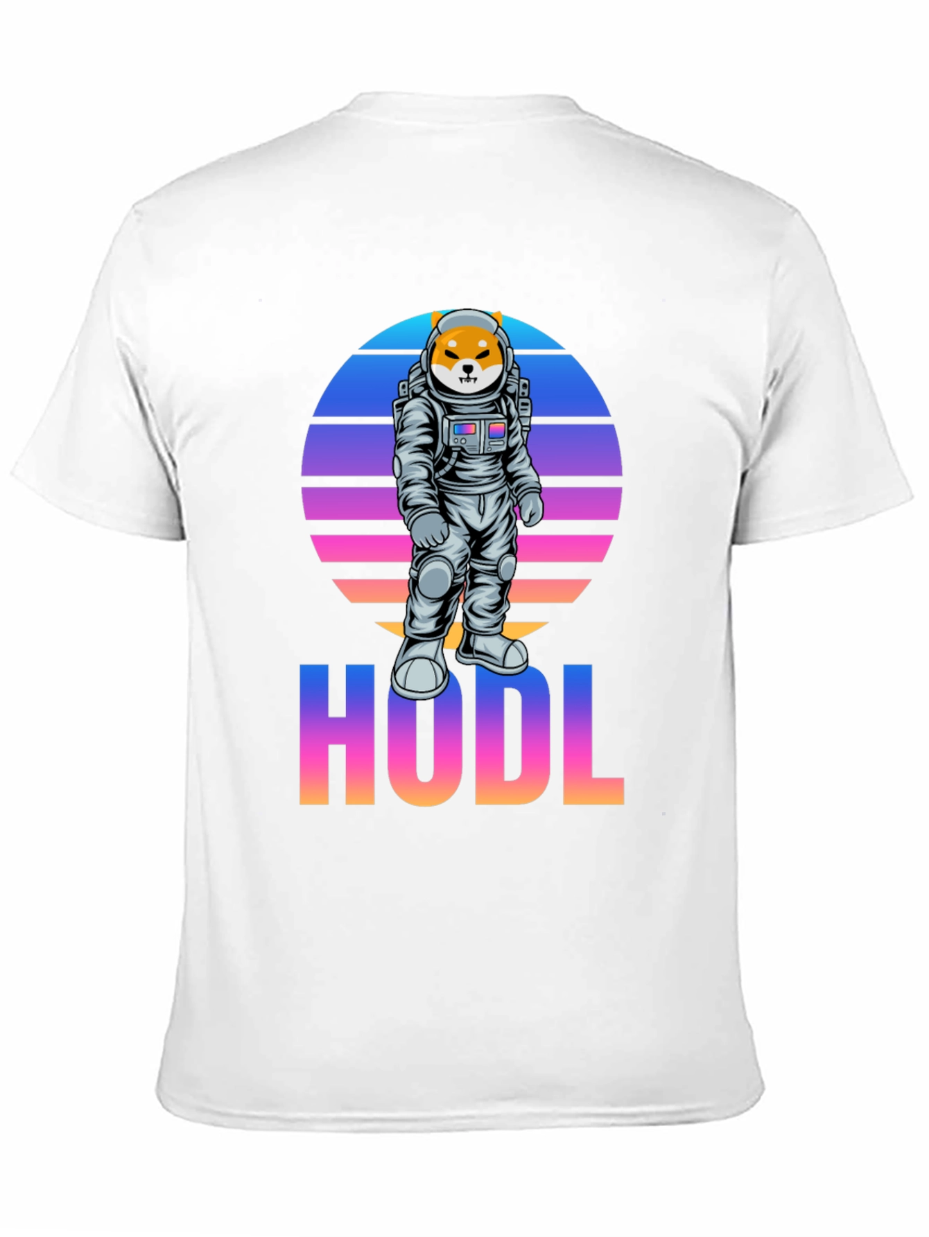 HODL Shiba Inu Astronaut T-Shirt