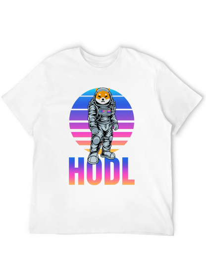 HODL Shiba Inu Astronaut T-Shirt