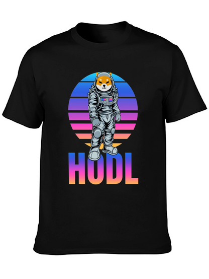 HODL Shiba Inu Astronaut T-Shirt