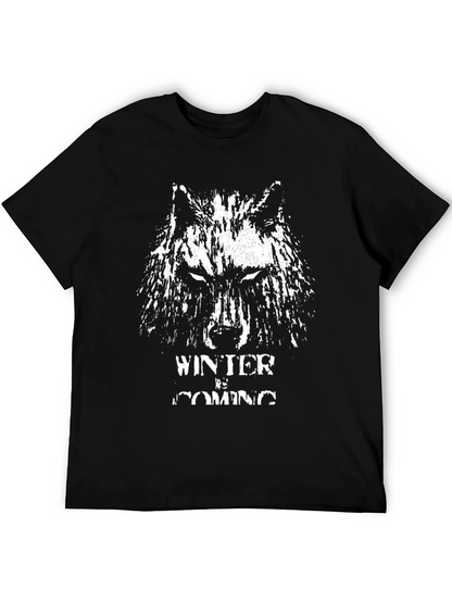 Winter is Coming Wolf Graphic Tee