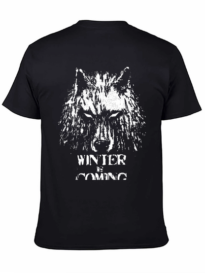Winter is Coming Wolf Graphic Tee