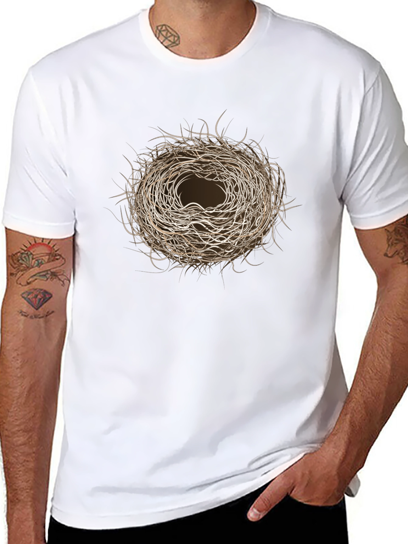 Nest Graphic Black T-Shirt