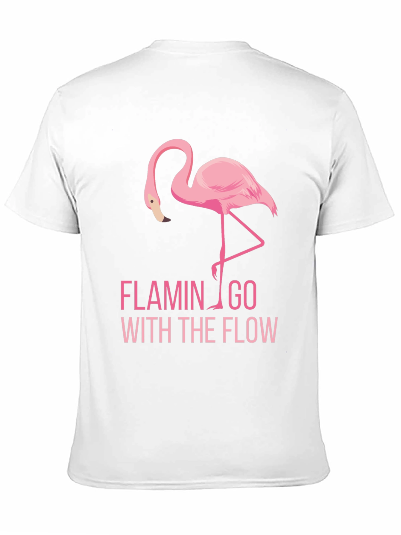 Flamingo Go With The Flow Graphic Tee