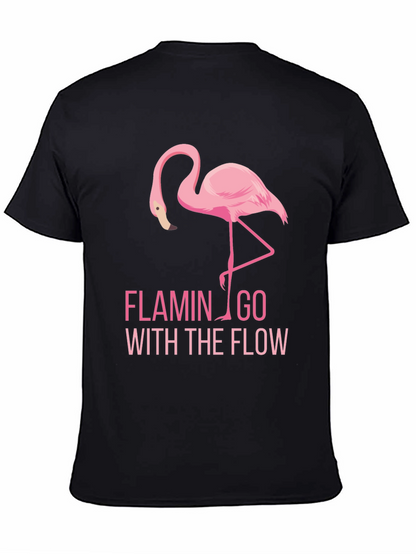 Flamingo Go With The Flow Graphic Tee