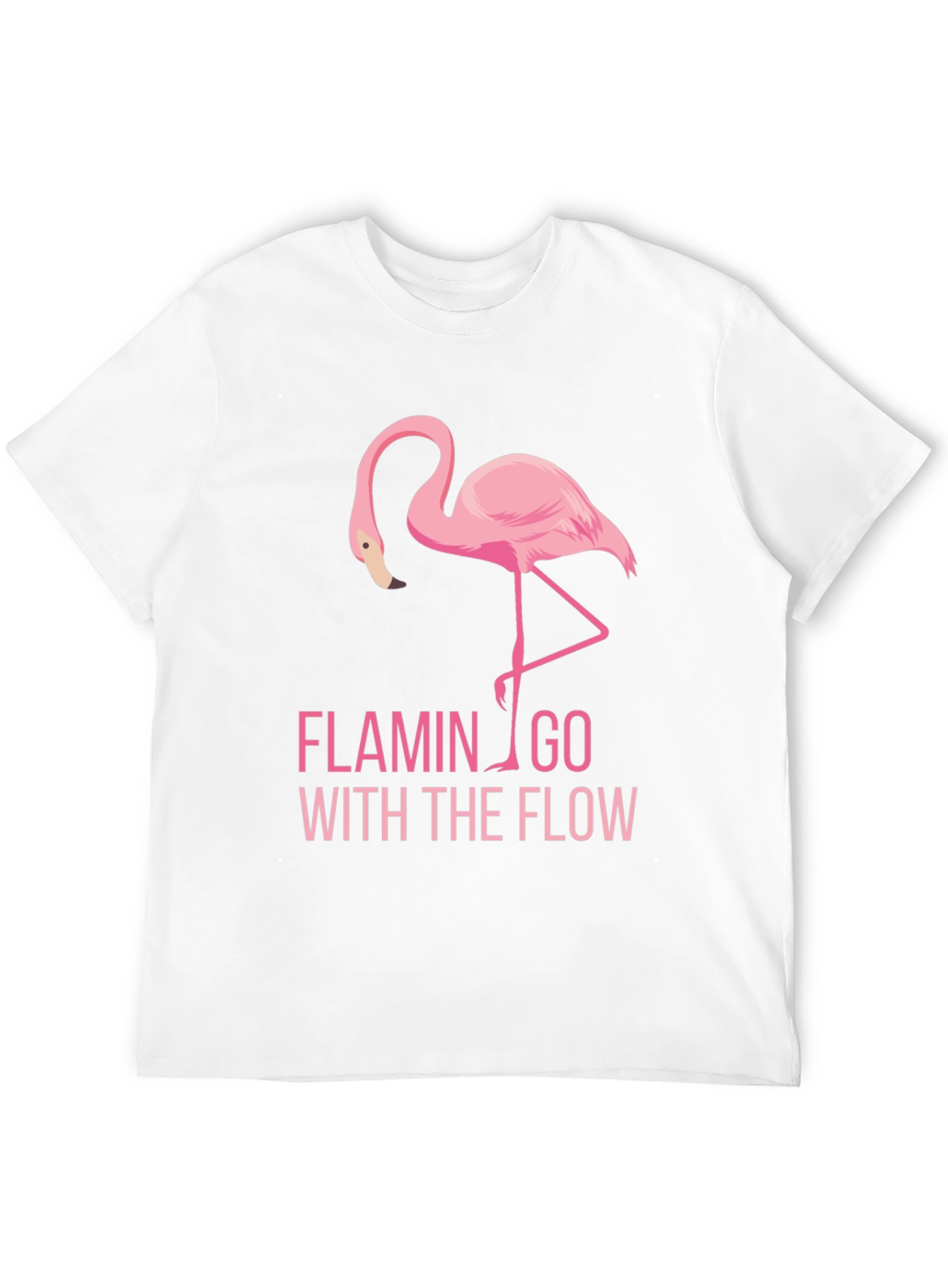 Flamingo Go With The Flow Graphic Tee