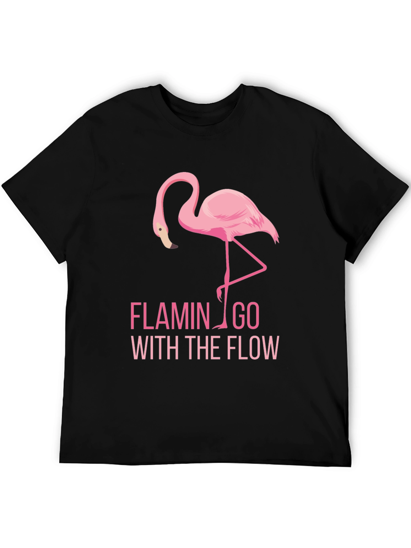 Flamingo Go With The Flow Graphic Tee