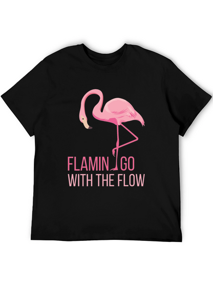 Flamingo Go With The Flow Graphic Tee