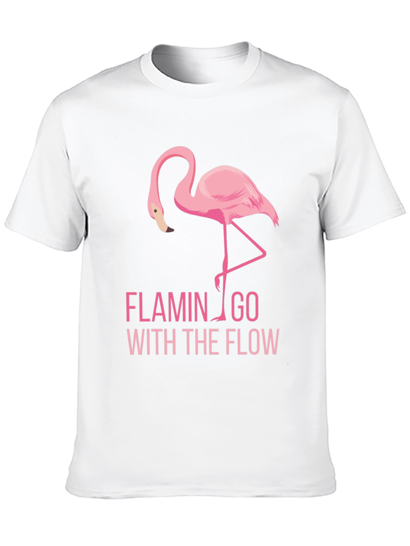 Flamingo Go With The Flow Graphic Tee