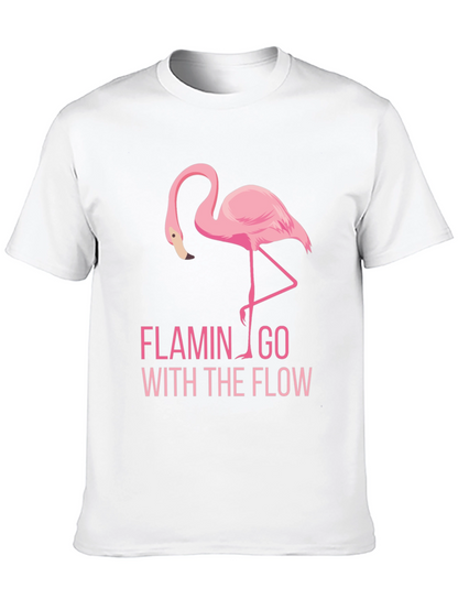 Flamingo Go With The Flow Graphic Tee