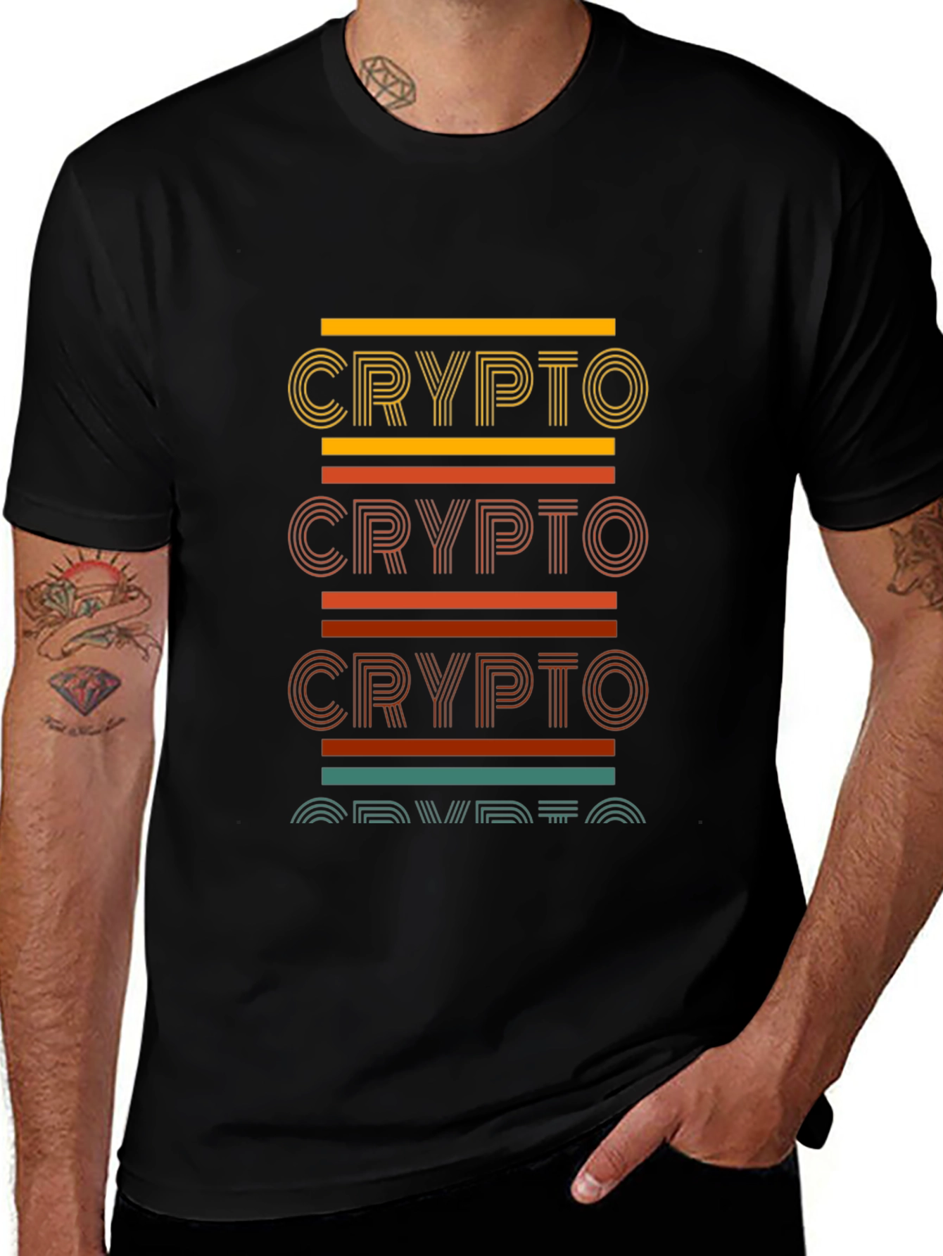 Crypto Retro T-Shirt - Bold Design