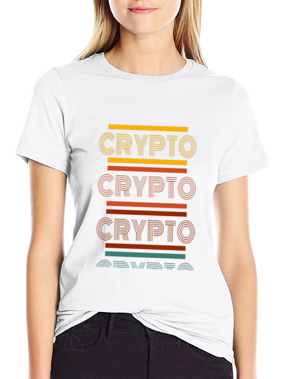Crypto Retro T-Shirt - Bold Design