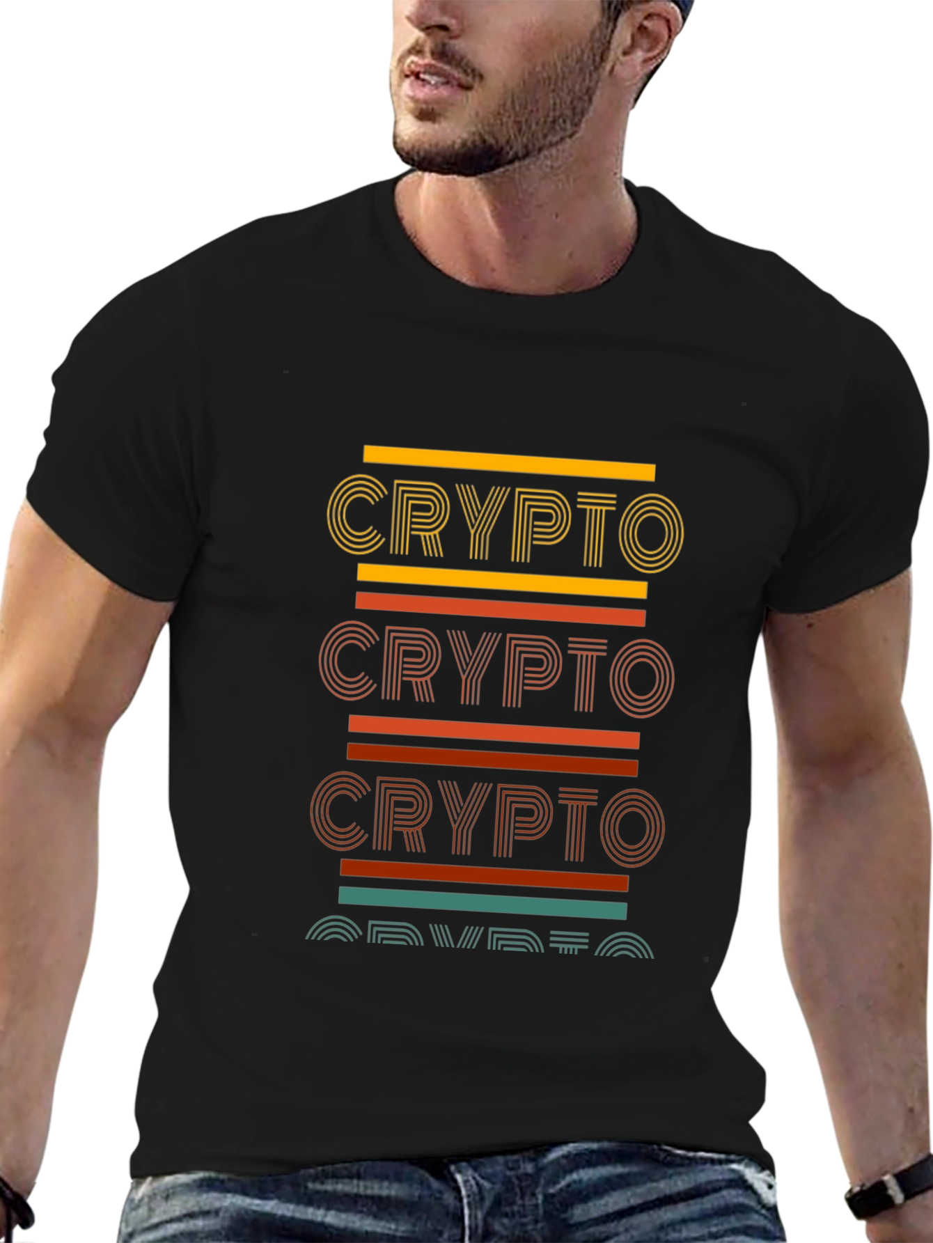 Crypto Retro T-Shirt - Bold Design