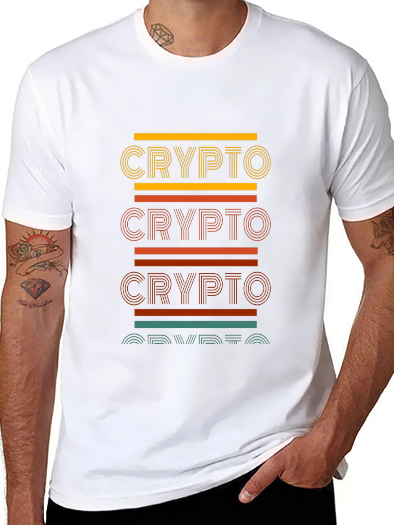 Crypto Retro T-Shirt - Bold Design