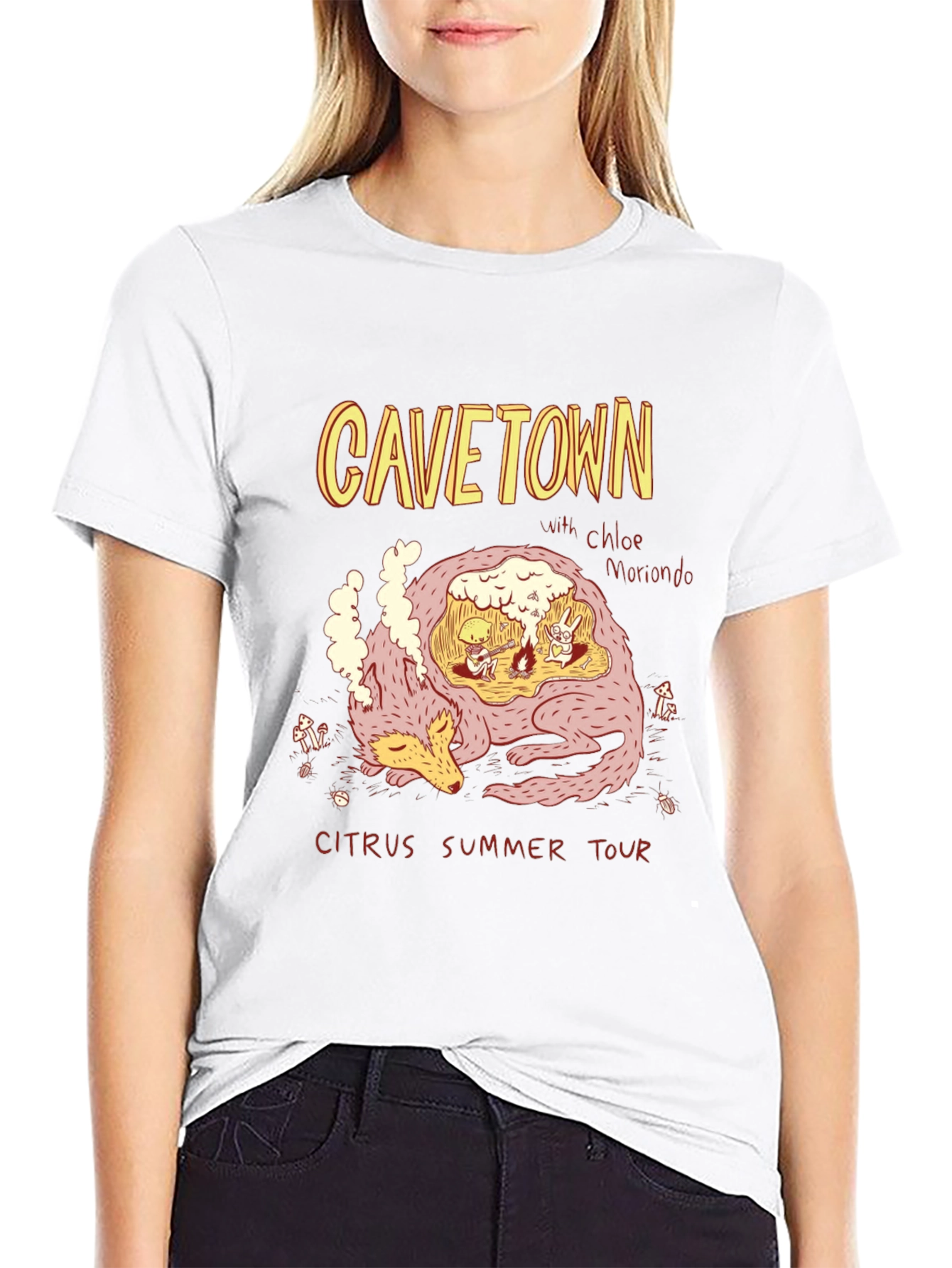 Cavetown Citrus Summer Tour Black T-Shirt