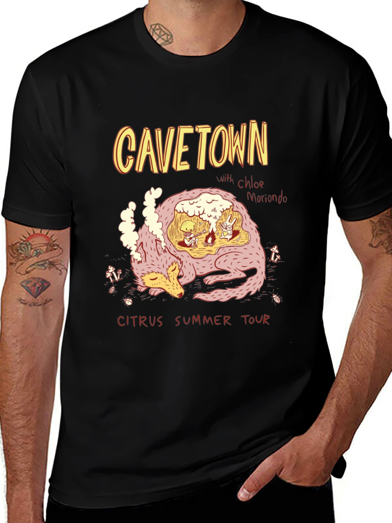 Cavetown Citrus Summer Tour Black T-Shirt