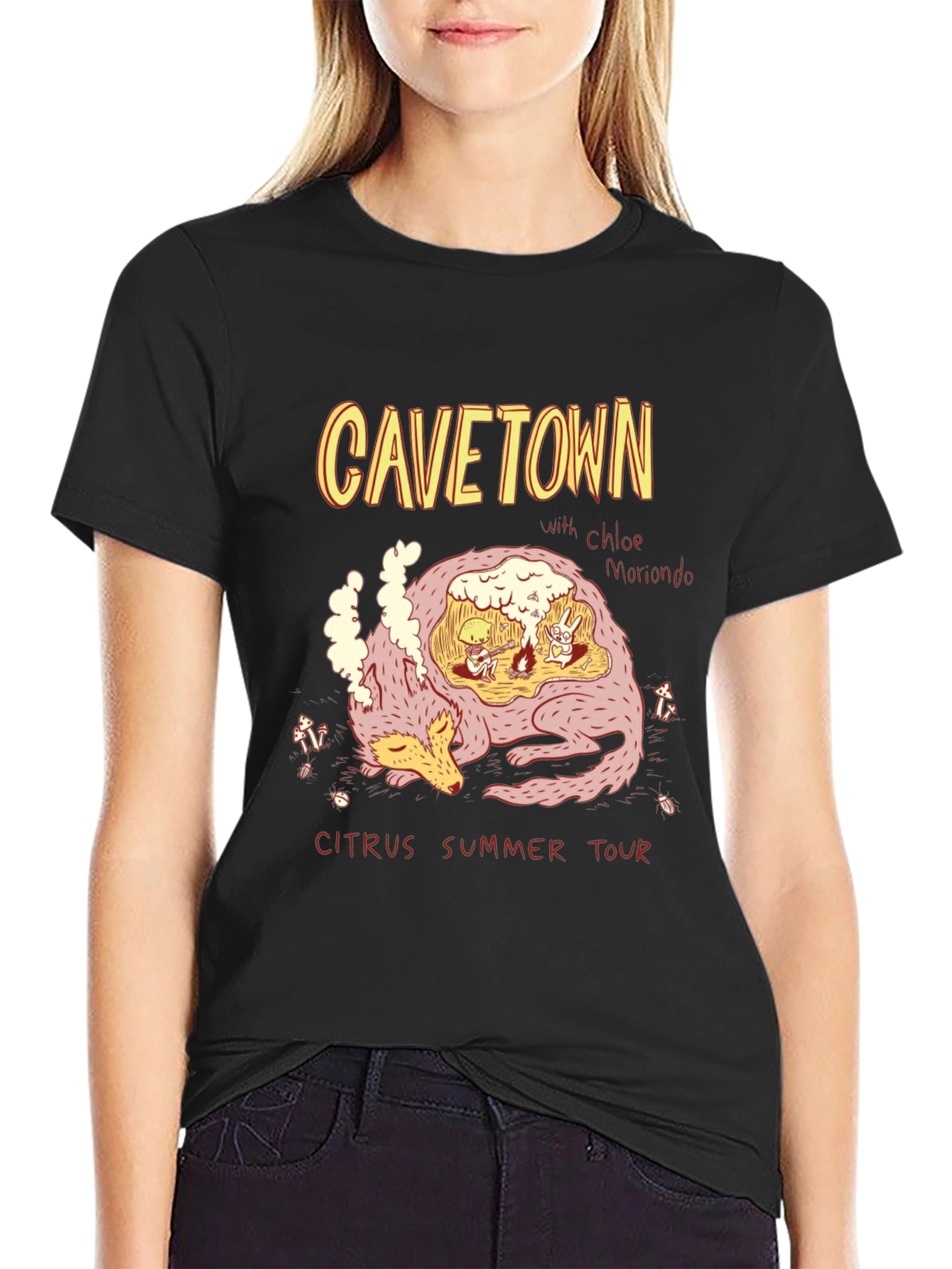 Cavetown Citrus Summer Tour Black T-Shirt