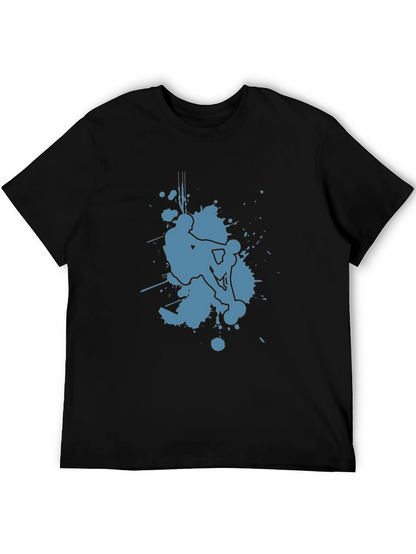 Abstract Skater Graphic T-Shirt