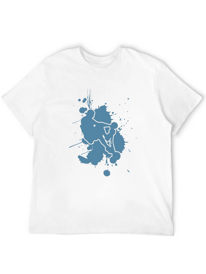 Abstract Skater Graphic T-Shirt