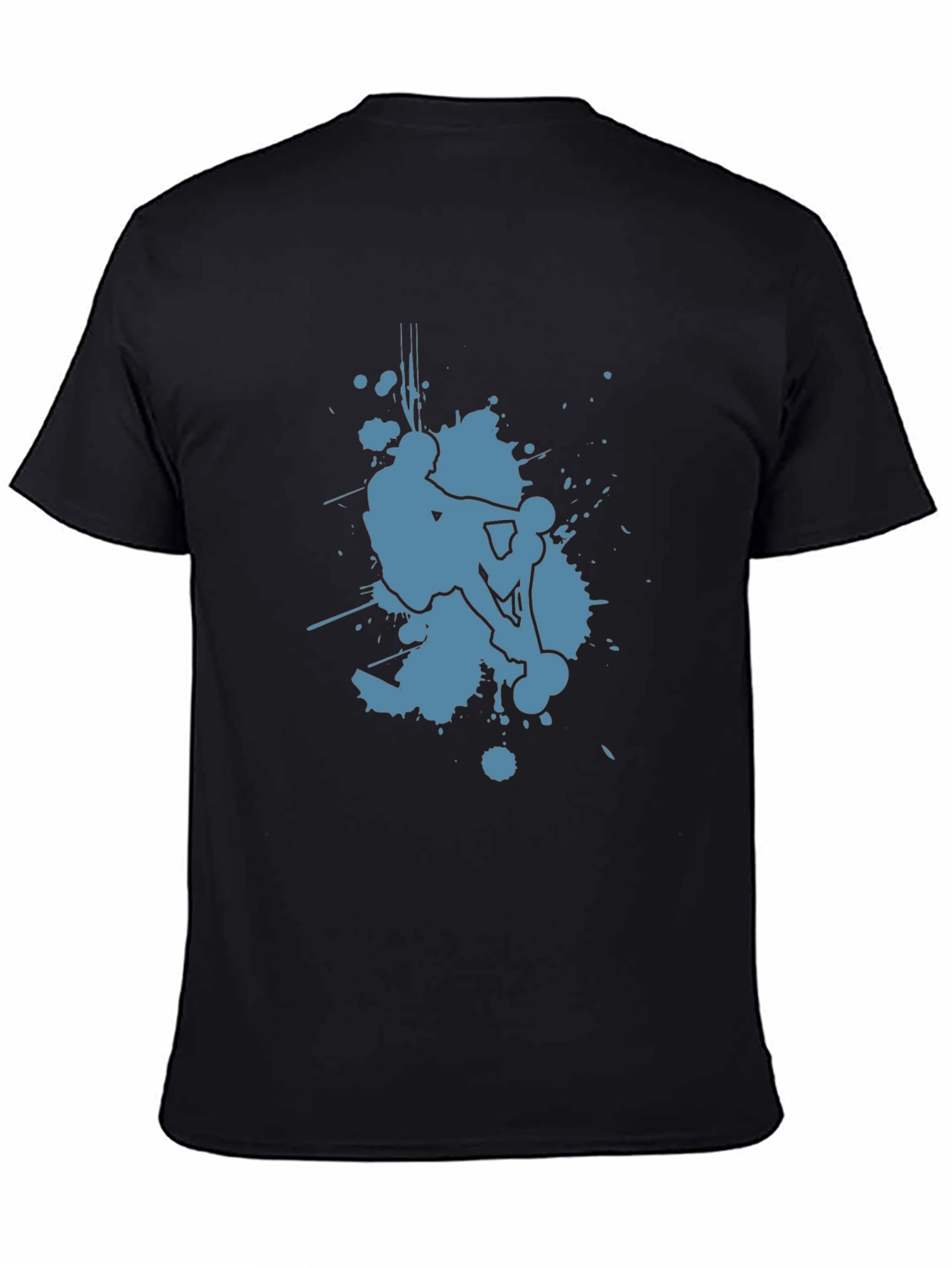 Abstract Skater Graphic T-Shirt