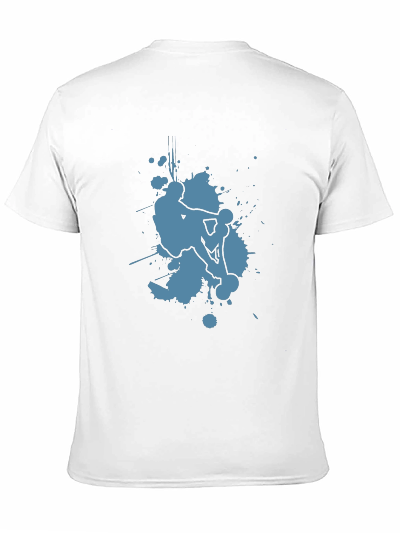 Abstract Skater Graphic T-Shirt