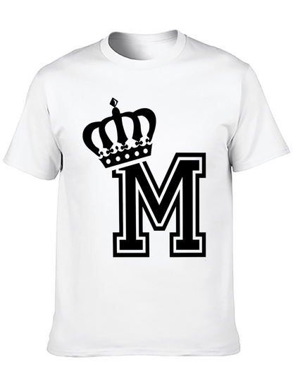 Crown M Black T-Shirt