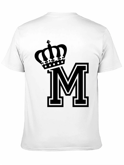 Crown M Black T-Shirt