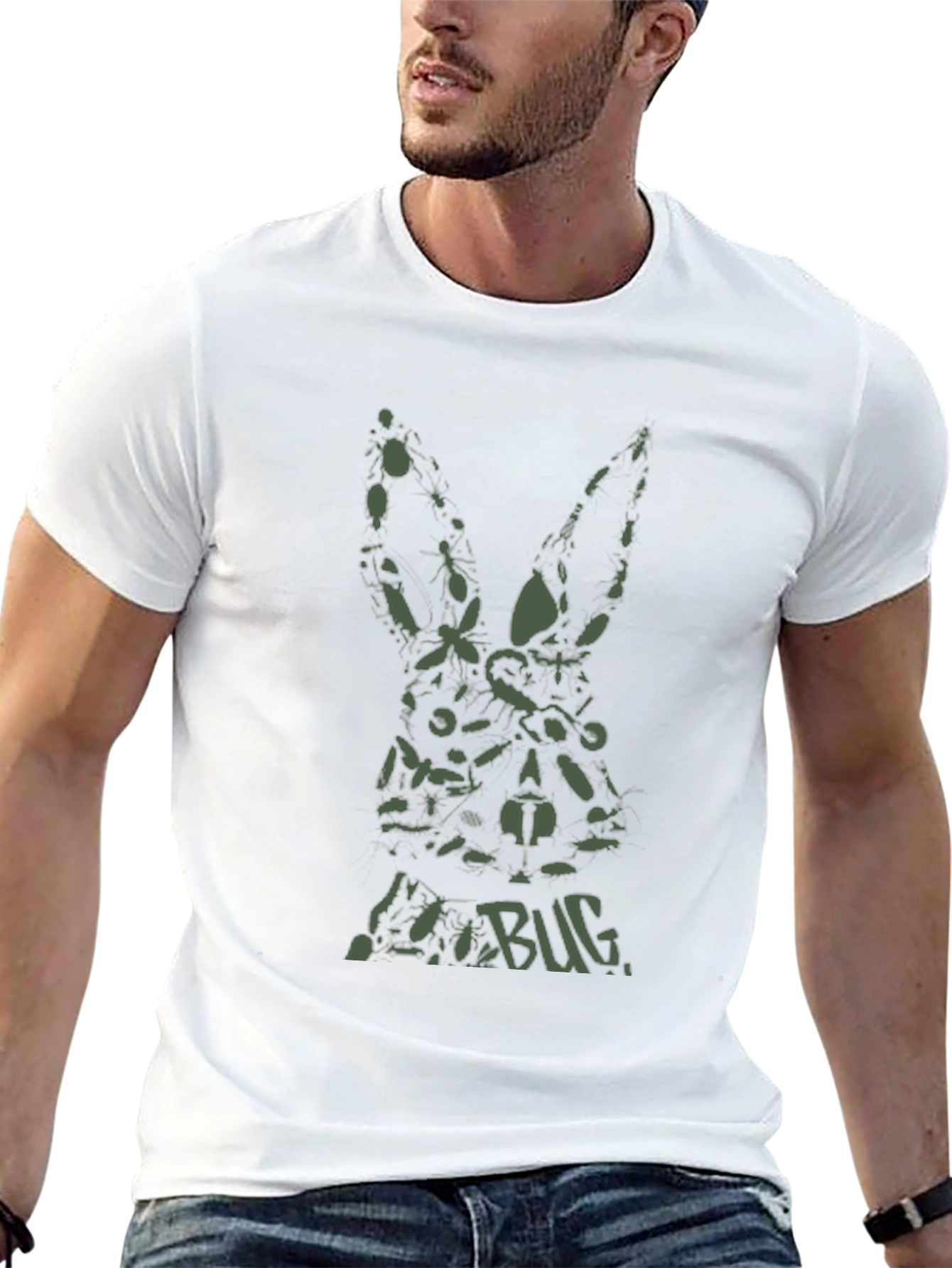 Bug Bunny Graphic Tee - Unique Insect Art