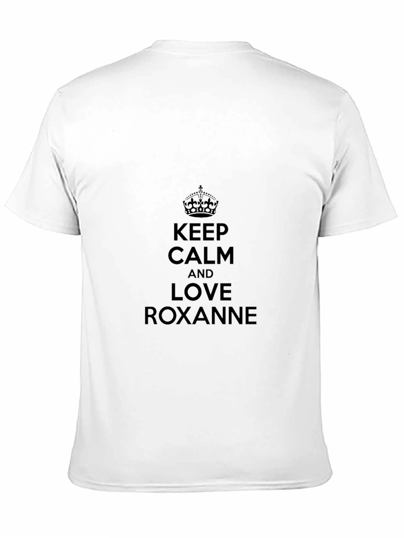 Keep Calm and Love Roxanne Black Tee