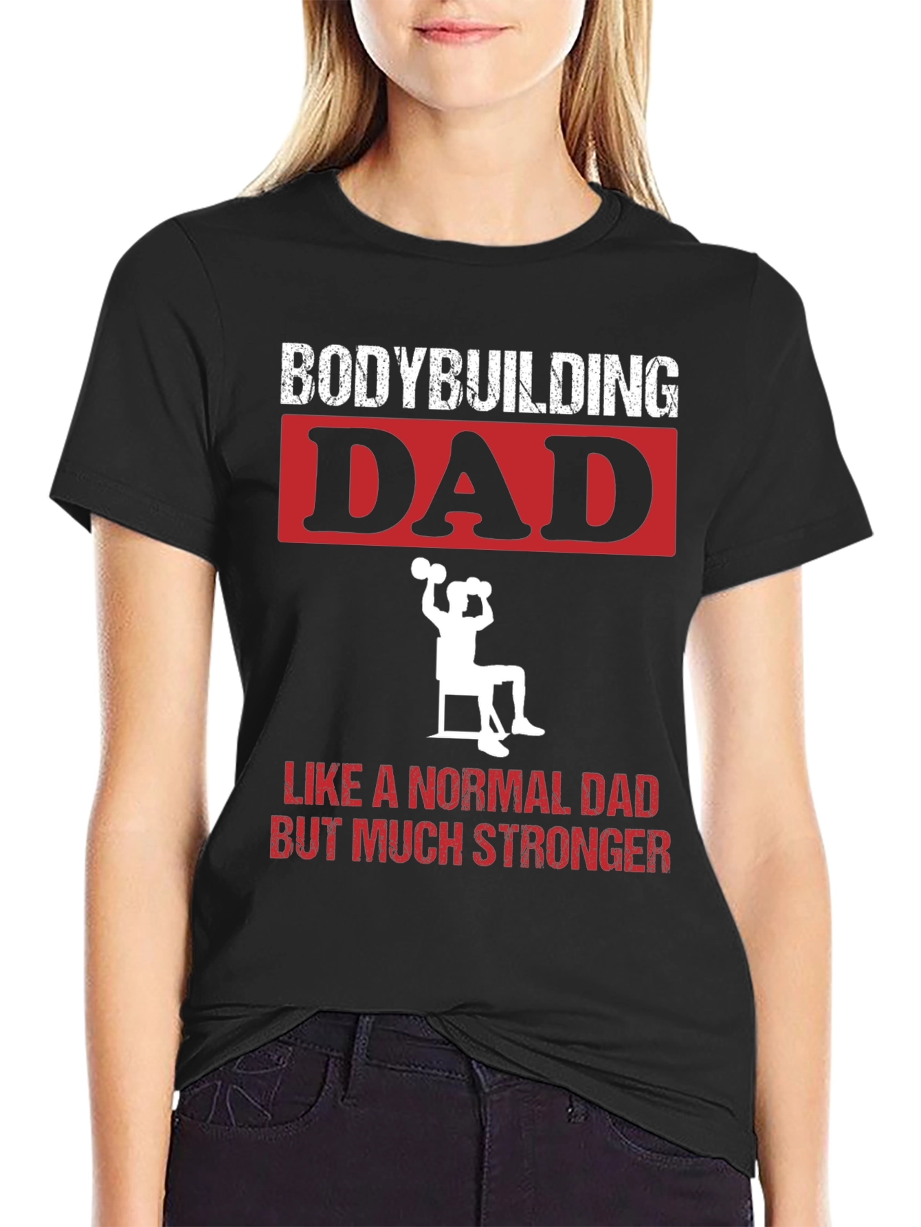 Bodybuilding Dad T-Shirt - Strongman Gift