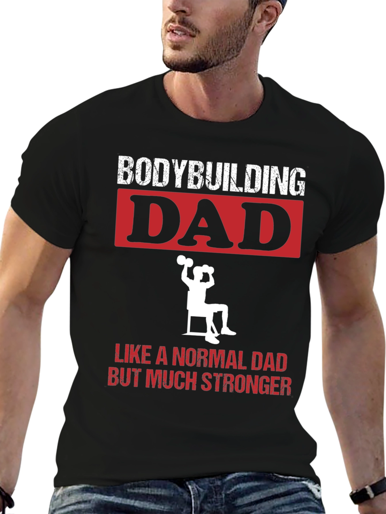 Bodybuilding Dad T-Shirt - Strongman Gift