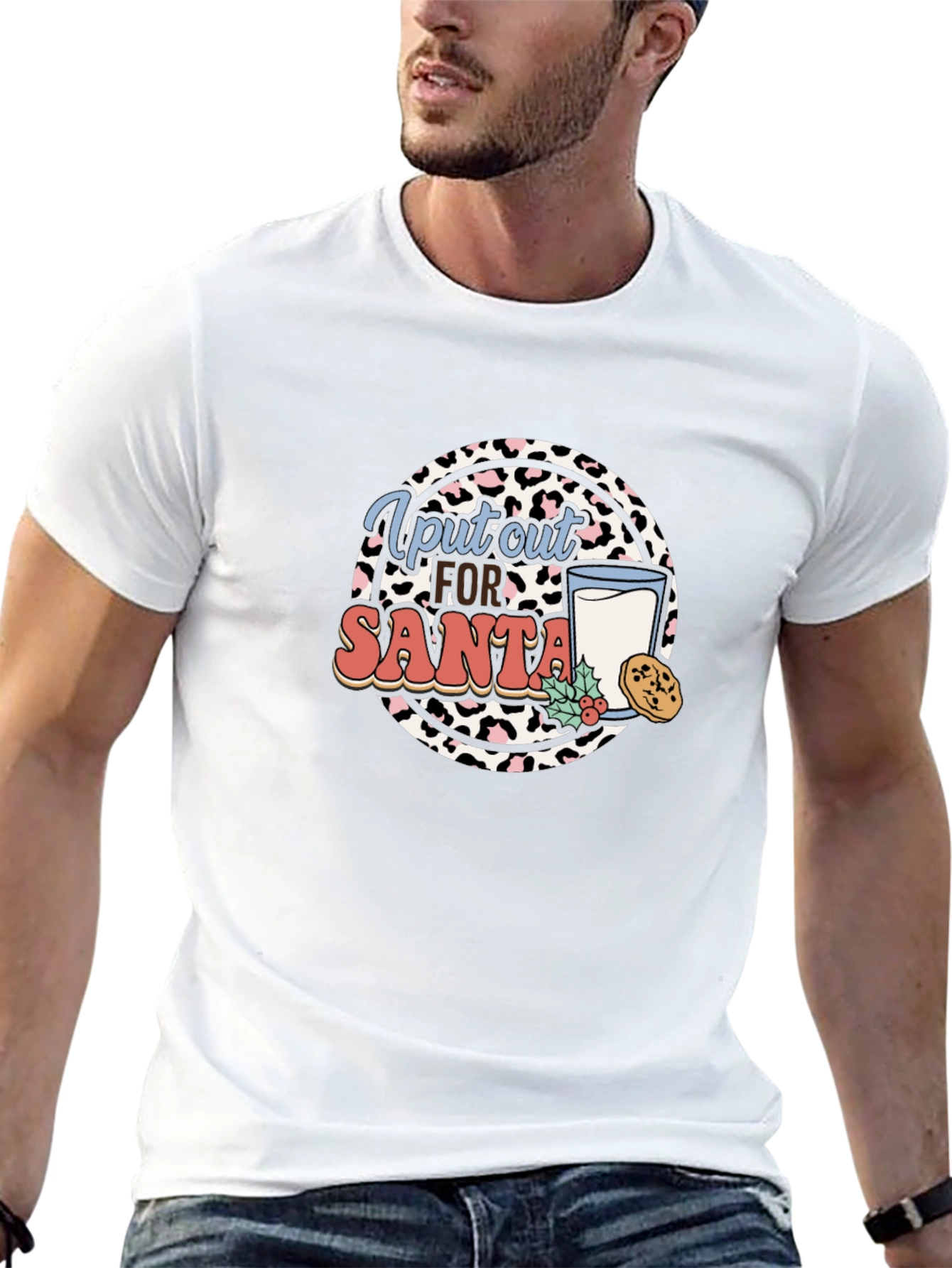 I Put Out For Santa Graphic T-Shirt