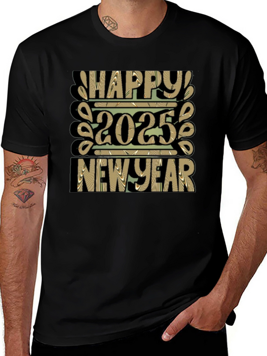 Happy 2025 New Year Graphic Tee